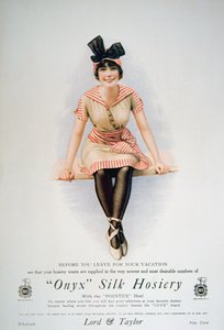 “缟玛瑙”丝袜广告 作者 美国学校
