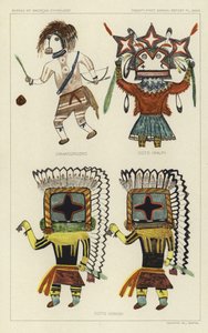 Owanozrozro, Coto (Walpi), Coto (Oraibi) (彩色印刷) 作者 美国学校