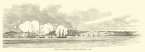 1862年6月，Farraguts舰队通过维克斯堡电池 作者 美国学校
