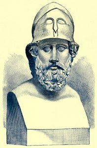 Perikles，来自Victor Duruy的希腊历史插图，1890年出版（数字增强图像） 作者 美国学校