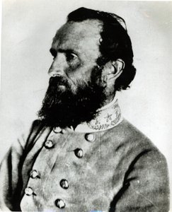 Thomas J. Stonewall Jackson的肖像 作者 美国学校