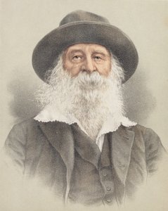 沃尔特·惠特曼的肖像（1819-91）