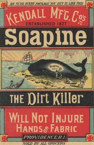 海报广告Kendall Mfg.Sos Soapine，c.1890