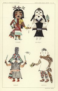 Powamu、So Wuqti、Masauu、Eototo（彩色印刷版） 作者 美国学校
