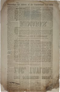 1861年3月19日，制宪会议的会议记录和地址 作者 美国学校