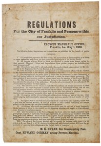 1863年5月1日富兰克林市的条例 作者 美国学校
