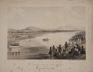 科罗拉多河 - 莫哈韦村庄附近 1 号景观，从左岸向西、北、西望 作者 美国学校