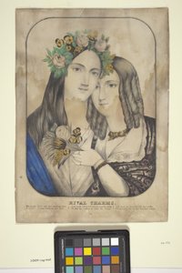 竞争的魅力（手绘彩色石版画） 作者 美国学校