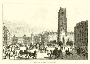Rue de Rivoli，St Jaques 作者 美国学校