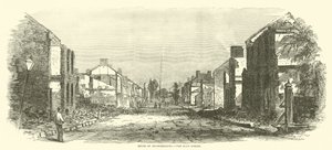 1864年9月，大街上的钱伯斯堡遗址 作者 美国学校