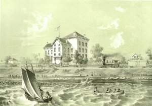 士兵之家，来自芝加哥画报，由James W. Sheahan撰写的文学作品，由芝加哥Jevne＆Almini出版，1866-67 作者 美国学校