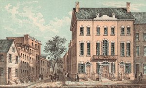 塔曼尼厅，1830年 作者 美国学校