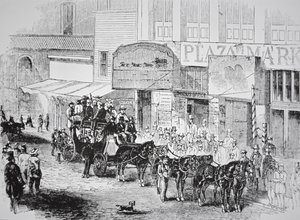 The Butterfield Overland Mail Coach，发表于 Harper