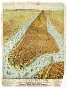 The City of New York, compliments of Rogers, Peet & Co., Wholesale and Retail Clothiers, Broadway, Broome & Mercer Sts., NY. 作者 美国学校