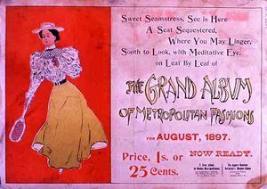 大都会时尚大相册》，1897年8月（彩色平印）。 作者 美国学校