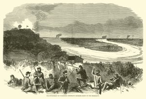 1863年5月，维克斯堡的投资，谢尔曼极右翼在密西西比河上 作者 美国学校