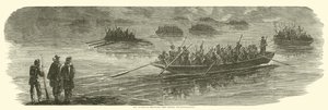 塞格威克斯队在1863年4月穿越拉帕汉诺克的进展 作者 美国学校