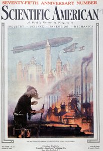 实现了75年的进步的梦想--载于1920年10月2日的《科学美国人》。 作者 美国学校