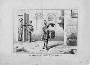 来自匈牙利的可怜的器官研磨机，由TW Strong，纽约出版，c.1852 作者 美国学校