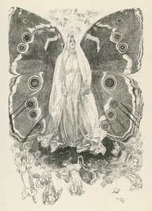 莎士比亚戏剧《仲夏夜之梦》中的人物泰坦尼娅（版画） 作者 美国学校