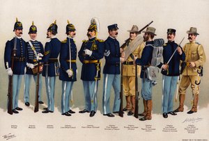 US Army, uniforms 作者 美国学校