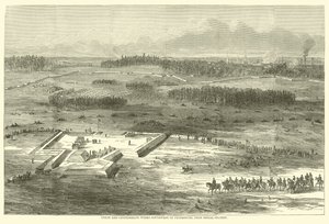 Union and Confederate位于彼得堡西南部，于1865年3月从信号站开始 作者 美国学校