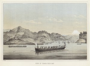 Uraga，Yedo海湾，日本看法 作者 美国学校