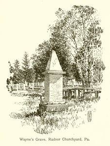 Waynes Grave，Radnor Churchyard，Pa 作者 美国学校