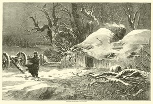 1864年2月，在Picket，Winter Quarters 作者 美国学校