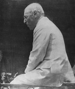 伍德罗威尔逊（1856-1924）美国第28任总统，来自Le Miroir，1918年