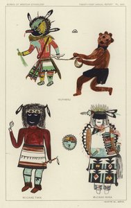 武帕莫、穆卡伊亚斯-塔卡、穆卡伊亚斯-马纳（彩色石版画） 作者 美国学校