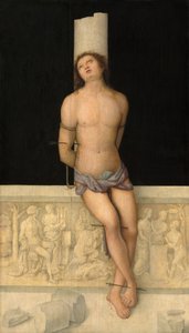 圣塞巴斯蒂安，约1505年。 作者 阿米科·阿斯贝蒂尼