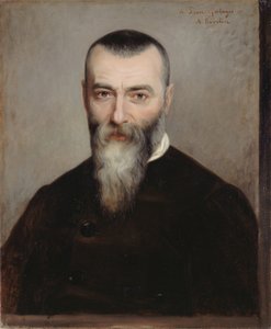 阿尔方斯-卡尔1808-1890年的肖像，1865年。 作者 艾米莉·伯丁
