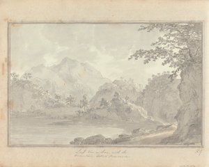 英格兰、苏格兰和威尔士的风景：游览苏格兰；梵-阿-查尔湖，以及名为本韦恩的高山