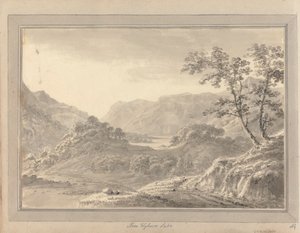 英格兰、苏格兰和威尔士的风景：游览苏格兰；威本湖附近 作者 阿莫斯·格林（Amos Green）