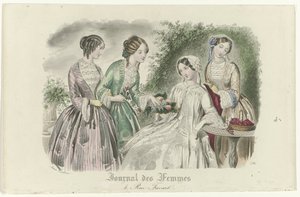 女性杂志》，约 1850 年：法瓦特街 4 号 作者 安娜伊斯·科林·托杜兹