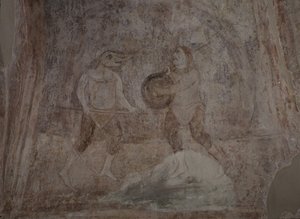 11世纪希波罗姆的战斗场面 作者 Ancient Russian frescos