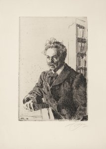 奥古斯特·斯特林堡，1910年 作者 伦纳德·佐恩与众不同