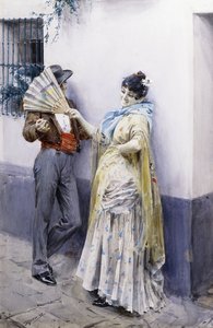 调情，1885年 作者 伦纳德·佐恩与众不同
