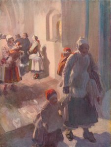 Matins在圣诞节，c1912 作者 伦纳德·佐恩与众不同