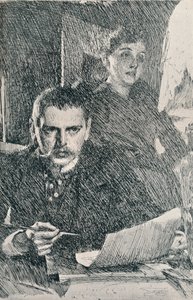 佐恩先生和夫人，1890年。1898年 作者 伦纳德·佐恩与众不同