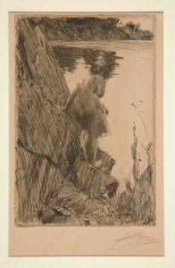 沐浴者（晚间）III 作者 伦纳德·佐恩与众不同