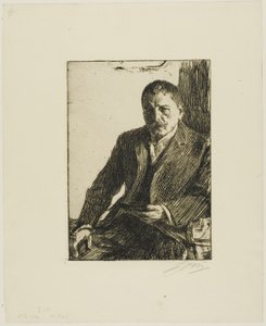 自画像 1904 II 作者 伦纳德·佐恩与众不同