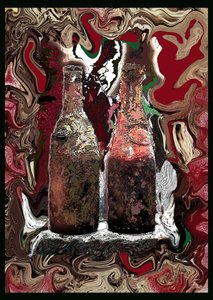 好酒》，2002 年（数字绘画） 作者 