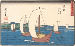 Arai, ca. 1842, 约1842年。 作者 安藤广重