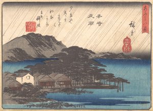 卡拉崎松树的晚雨，约1834-35。