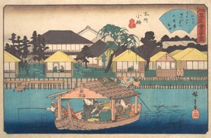 本庄小仓庵，约1840年，约1840年。 作者 安藤广重