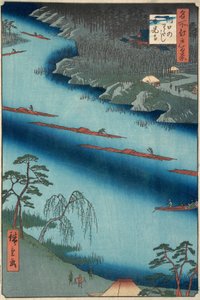 川口，1857年，1857年。 作者 安藤广重