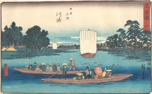 川崎，约1840年，约1840年。 作者 安藤广重