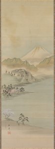 Su访湖，十九世纪。 作者 安藤广重